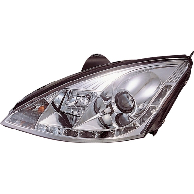 Set koplampen incl. drl ford focus i 1998-2001 - chroom ford focus (daw, dbw)  winparts