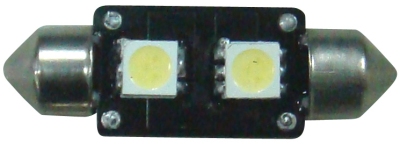 Festoon lamp 2q smd xenon-optiek 10x43mm 12v, per stuk, met can-bus ondersteuning universeel  winparts