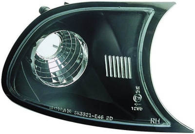Set frontknipperlichten bmw 3-serie e46 coupe/cabrio 1998-2001 - zwart bmw 3 coupé (e46)  winparts