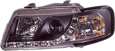 Foto van Set koplampen incl. drl audi a3 8l 1996-2000 - zwart audi a3 (8l1) via winparts
