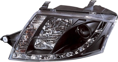 Set koplampen incl. drl audi tt 8n 1999-2005 - zwart audi tt roadster (8n9)  winparts