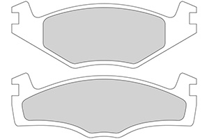 Foto van Remblokken vag v (set links+rechts) seat cordoba (6k1, 6k2) via winparts