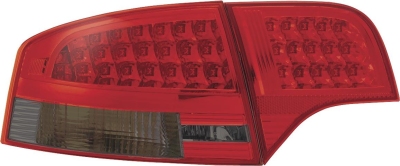 Foto van Set led achterlichten audi a4 b7 sedan 2005-2009 led - rood/smoke audi a4 (8ec, b7) via winparts
