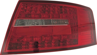 Achterlichten audi a6 b5 sedan 6/04-10/08 led red / clear audi a6 (4f2, c6)  winparts