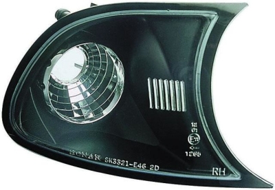 Set frontknipperlichten bmw 3-serie e46 coupe/cabrio 2001-2003 - zwart bmw 3 cabriolet (e46)  winparts