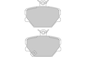 Remblokken smart v (set links+rechts) smart fortwo coupé (451)  winparts