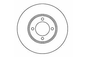 Remschijf toyota carina (ta4l, ta6_l)  winparts