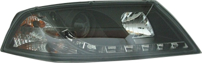 Set koplampen drl-look skoda octavia ii 2004-2008 - zwart skoda octavia combi (1z5)  winparts
