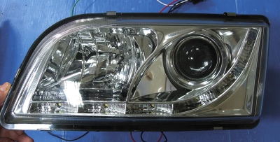 Set koplampen drl-look volvo s40/v40 1996-2004 - chroom volvo s40 i (vs)  winparts