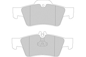 Remblokken mercedes a (set links+rechts) mercedes-benz s-klasse (w221)  winparts