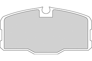 Remblokken mercedes v (set links+rechts) mercedes-benz s-klasse coupé (c126)  winparts