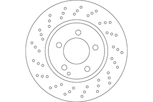 Remschijf mercedes-benz s-klasse (w220)  winparts