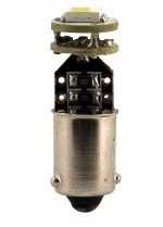 Bax9s (h6) smd/led dc (reverse pole) lampen 12v xenon-optiek wit, set á 2 stuks, met can-bus onderst universeel  winparts