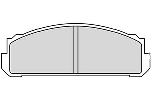 Remblokken nissan (set links+rechts) toyota corolla (ke)  winparts