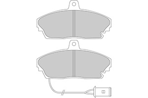 Remblokken rover v (set links+rechts) rover 800 hatchback (xs)  winparts