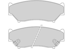 Remblokken suzuki v (set links+rechts) suzuki vitara (et, ta)  winparts