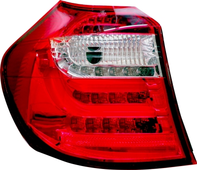 Foto van Set led achterlichten bmw 1-serie e81/e87 3/5-deurs 2007-2011 - rood/helder bmw 1 (e81) via winparts