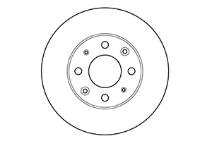 Remschijf honda quintet (su)  winparts