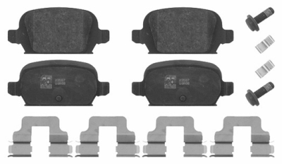 Set remblokken opel corsa c (f08, f68)  winparts