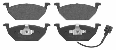 Set remblokken seat leon (1p1)  winparts