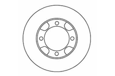 Remschijf mitsubishi colt iii (c5_a)  winparts