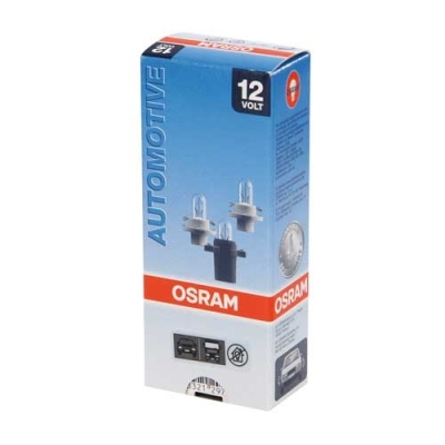 Foto van Osram bx8.5d blauw 12v 1.2w doos 10 stuks universeel via winparts