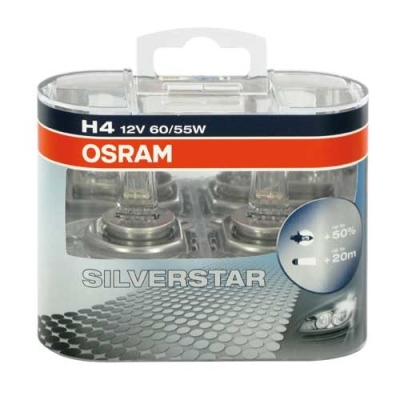Osram silverstar12v h4 60/55w universeel  winparts