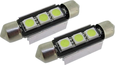 Foto van Budgetled canbus festoon 36mm wit 3x5050smd 2 stuks universeel via winparts