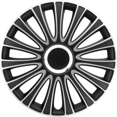 Foto van 4-delige wieldoppenset lemans 17-inch zwart/zilver universeel via winparts