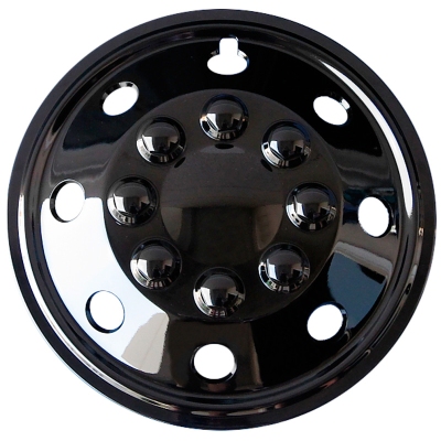 Foto van 4-delige wieldoppenset utah 14-inch glanzend zwart (extra bol) universeel via winparts