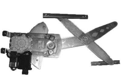 Foto van Raammechanisme elektrisch inclusief motor links 2-deurs met comfort opel corsa c (f08, f68) via winparts