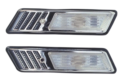 Zijknipperlichten bmw 3-serie e36 1/91-9/96 chrome bmw 3 compact (e36)  winparts
