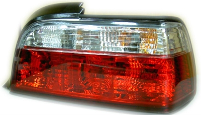 Set achterlichten bmw 3-serie e36 coupe 1991-1998 - rood/helder bmw 3 coupé (e36)  winparts