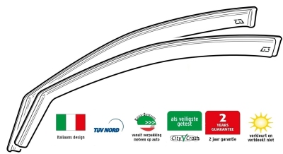 G3 zijwindschermen voorzijde opel meriva 2003-2010 opel meriva  winparts