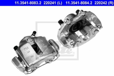 Remklauw links voor opel omega b (25_, 26_, 27_)  winparts