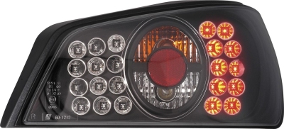 Achterlichten peugeot 306 92-96/97- led black peugeot 306 hatchback (7a, 7c, n3, n5)  winparts