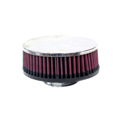 Foto van K&n universeel cilindrisch filter 52mm aansluiting, 140mm uitwendig, 51mm hoogte (ra-055v) universeel via winparts