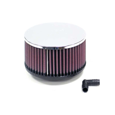 K&n universeel cilindrisch filter 52mm aansluiting, 140mm uitwendig, 76mm hoogte (ra-056v) universeel  winparts