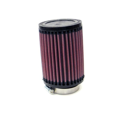 Foto van K&n universeel cilindrisch filter 57mm aansluiting, 5 graden hoek, 89mm uitwendig, 127mm hoogte (rb- universeel via winparts