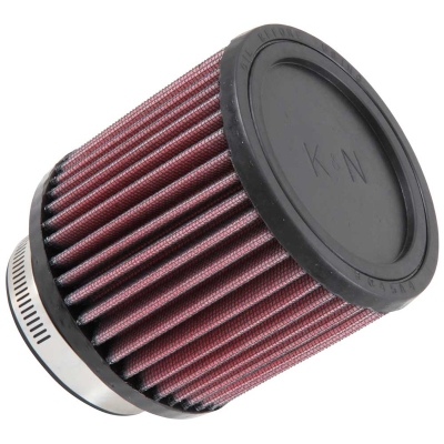 Foto van K&n universeel cilindrisch filter 76mm aansluiting, 5 graden hoek, 110mm uitwendig, 102mm hoogte (rb universeel via winparts