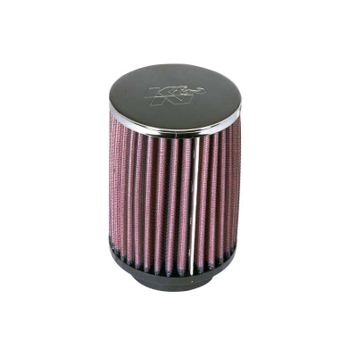 Foto van K&n universeel cilindrisch filter 54mm aansluiting, 5 graden hoek, 89mm uitwendig, 127mm hoogte (rc- universeel via winparts
