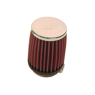 Foto van K&n universeel conisch cilindrisch filter 52mm aansluiting, 83mm bodem, 76mm top, 102mm hoogte (rc-1 universeel via winparts