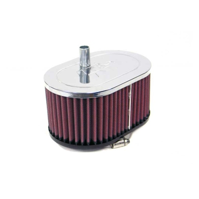 K&n universeel ovaal filter 89mm aansluiting, 178mm x 114mm, 89mm hoogte (rc-3180) universeel  winparts