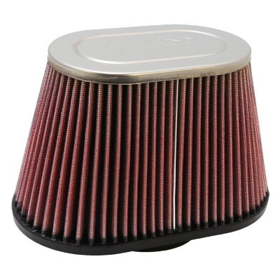 K&n universeel filter 89mm aansluiting, 216mm x 133mm bodem, 159mm x 102mm top, 140mm hoogte (rc-504 universeel  winparts