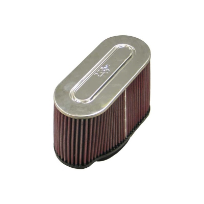 K&n universeel ovaal filter met ovale aansluiting, 219mm x 114mm, 140mm hoogte (rc-5117) universeel  winparts