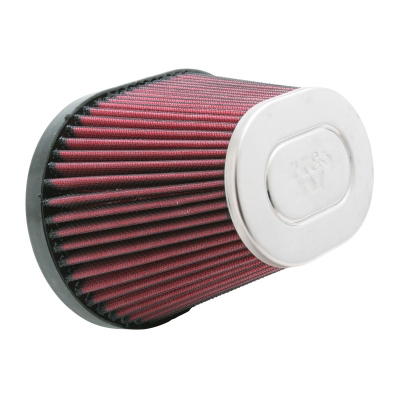 K&n universeel ovaal/conisch filter 99.5mm aansluiting, 191mm hoogtex 139mm bodem, 113mm top, 165mm universeel  winparts