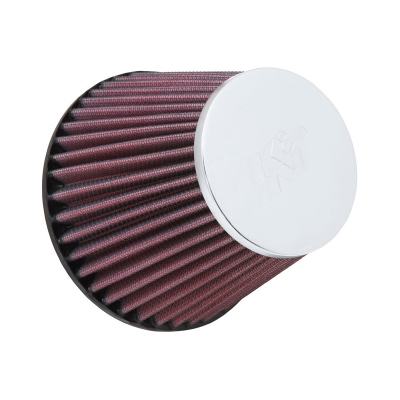 K&n universeel conisch filter 68mm aansluiting, 132mm bodem, 89mm top, 111mm hoogte, met 2 ontluchti universeel  winparts