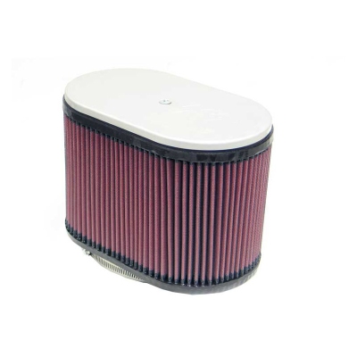 K&n universeel ovaal filter hilborn, 70mm dual, 229mm x 140mm, 159mm hoogte (rd-4660) universeel  winparts