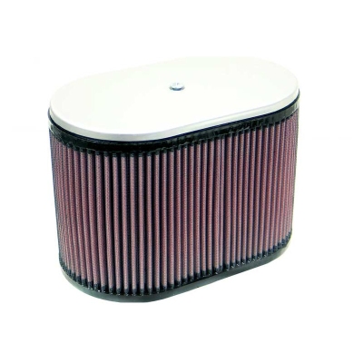 K&n universeel ovaal filter 65mm dual, 229mm x 140mm, 159mm hoogte (rd-5010) universeel  winparts