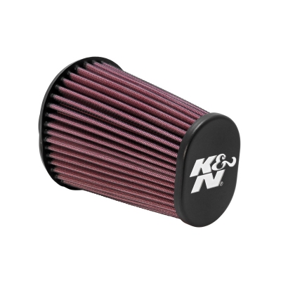 Foto van K&n universeel ovaal/conisch filter 62mm aansluiting, 114mm x 95mm bodem, 89mm x 64mm top, 152mm hoo universeel via winparts